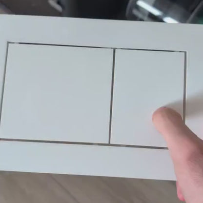 Burkolható WC nyomógomb – láthatatlan, modern megoldás